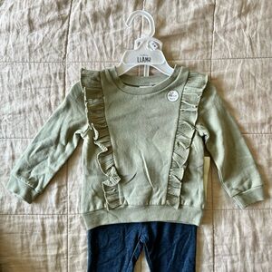 2 Piece Set | Sweater and Jeans | Laughing Llama | 12M